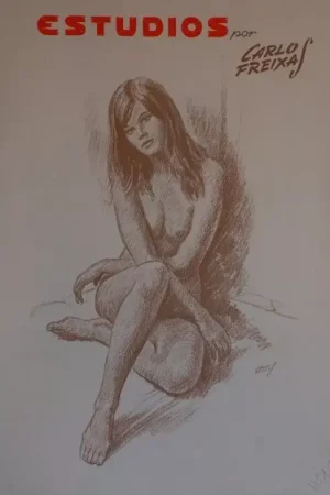 Estudios de dibujo artístico por Carlos Freixas ES10 Desnudos Mejor Calidad