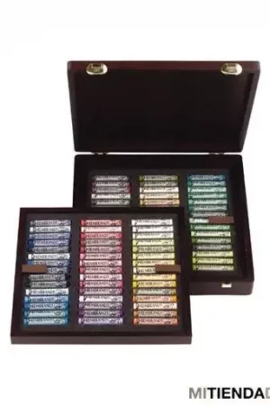 Rembrandt 90 pasteles suaves, caja Professional madera de lujo selección  300H90L Solo Por Tiempo Limitado
