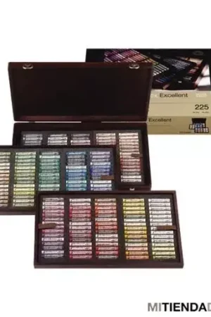 Rembrandt 225 pasteles suaves, caja madera Excellent H225 Mayoreo