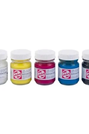 Set de 5 temperas gouache Talens Liquidación