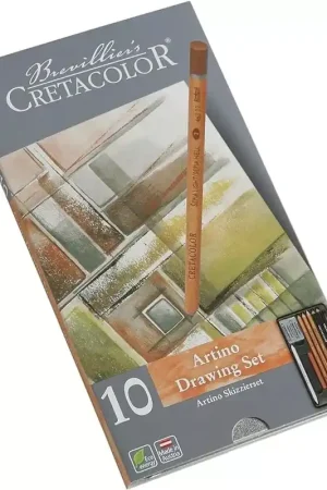 Caja metálica 10 piezas grafito de dibujo Cretacolor Gran Oferta