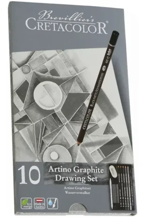 Caja metálica 10 piezas grafito Cretacolor Oferta Flash