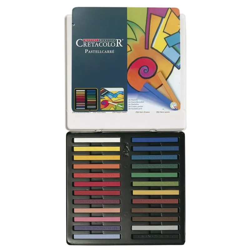 Caja metálica de 24 Pastell carré Cretacolor Precio Bajo