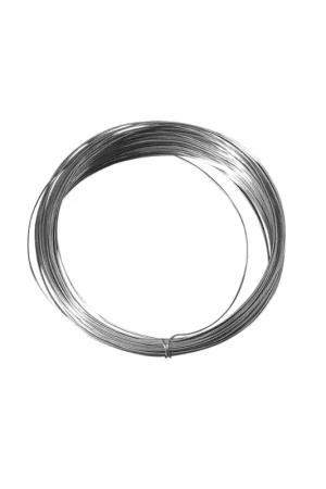 Alambre Plateado con núcleo de Cobre Rayher 0,8mm Premium