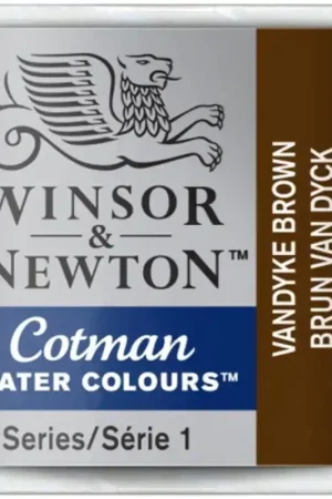 W&N ACUARELA COTMAN 1/2 GODET PARDO VAN DYKH Últimas Unidades