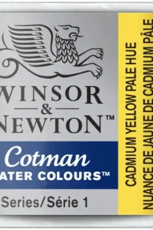 Solo Por Tiempo Limitado W&N ACUARELA COTMAN 1/2 GODET AMARILLO DE CADMIO PÁLIDO