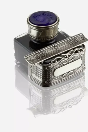 Marca Reconocida Tintero cuadrado con camafeo Vivaldi Bortoletti