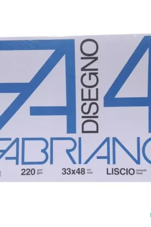 Set 20 Hojas Disegno-4 Grano Fino 33x48cm Fabriano 220 g/m² Imprescindible (Must-Have)