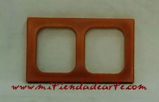 Alta Calidad Marco doble foto en resina III