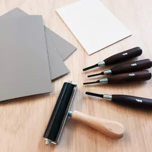 Kit Básico Xilografia-Linoleografia Oferta Flash