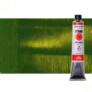 Última Oportunidad Óleo Titan extra fino n. 89 color verde cinabrio tostado (60 ml) S.2