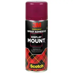 Original Spray Adhesivo 3M DISPLAY MOUNT, Permanente, 400 ml.