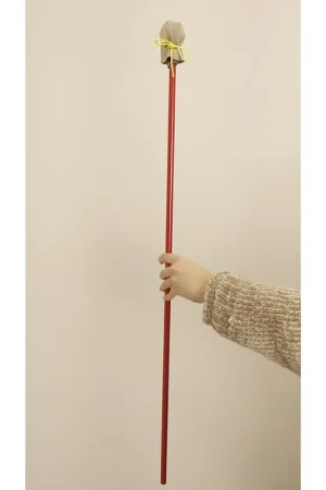 Tiento metálico con cabezal de cuero sintético Talens No Te Lo Pierdas