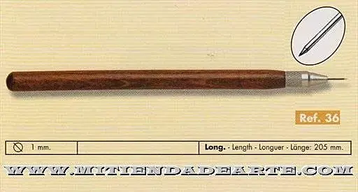 Punta seca mango de madera  GR-036 Mejor Precio