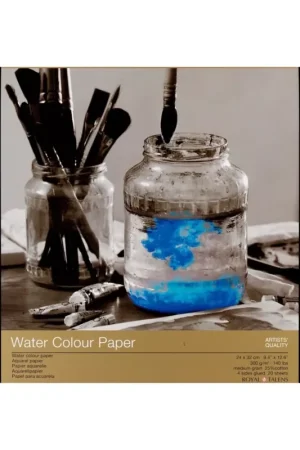 Económico Bloc Acuarela Rembrandt 24x32cm 300g/m²