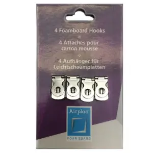 Colgador para carton pluma, blister 4 uds. Entrega Rápida