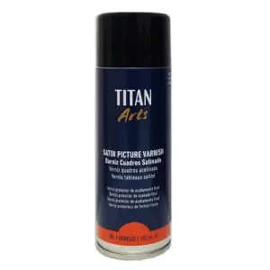 Moderno Barniz satinado Titan en spray para cuadros (200 ml)