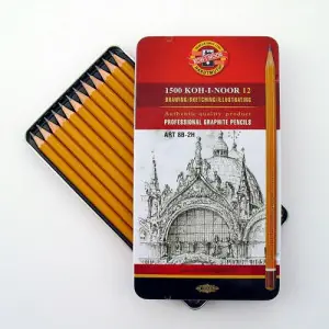 Estuche de 12 lápices de grafito Koh-i-Noor -Art- Mejor Precio