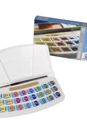 Caja de acuarelas 24 medias pastillas Van Gogh Oferta