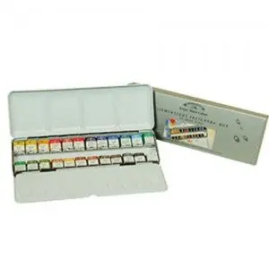 Envío Gratis Caja acuarelas Winsor and Newton Artist, 24 1/2 godets