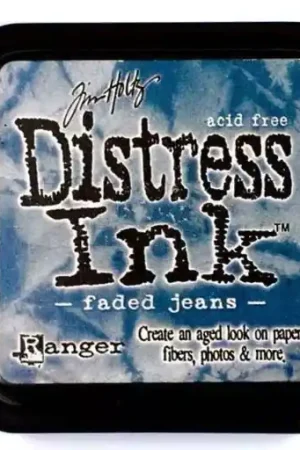 Máxima Calidad Tinta Distress Ink Faded Jeans Tim Holtz Ranger