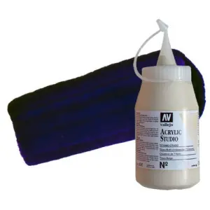 Descuento Acrílico Vallejo Studio n. 14 color violeta de dioxacina (500 ml)