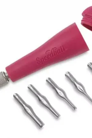 Popular Mango profesional y 5 gubias para carvado y linóleo Speedball