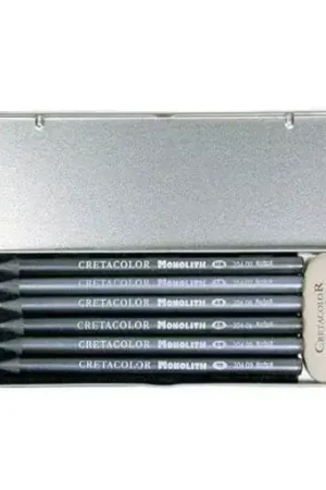 Caja lápices Grafíto de dibujo Cretacolor 6 piezas Envío Internacional