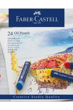 Marca Reconocida Set 24 pasteles al óleo Creative Studio Quality Faber-Castell