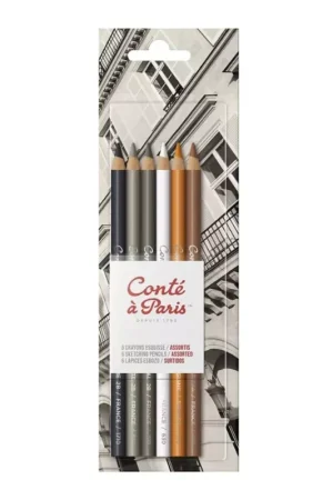 Ocasión Especial Set 6 lápices de esbozo surtidos Conté à Paris