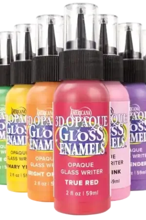 De Moda Acrílico Americana Gloss Enamels 3D Opaque Writer DecoArt 59ml
