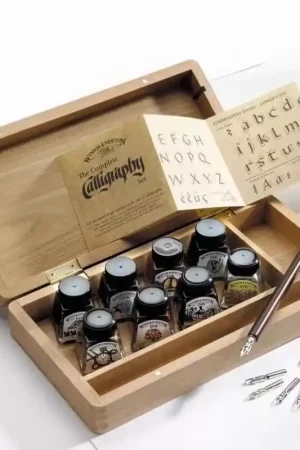 Caja de madera de caligrafía Winsor & Newton Disponible Ahora