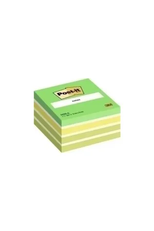 Nueva Colección TACO NOTAS POST-IT CUBO 450 H.VERD PASTE - 26901215/2028-G