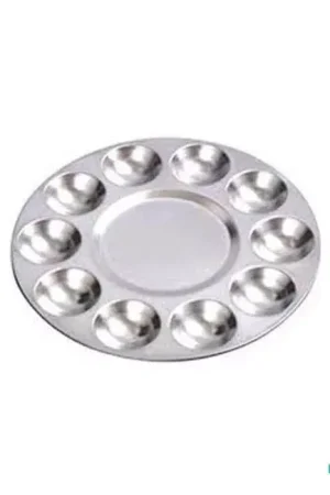 Alta Calidad Paleta 11 pocillos de metal Art Creation