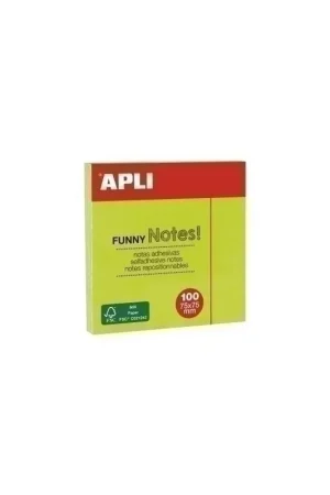 Imprescindible (Must-Have) TACO NOTAS APLI 76X76 VERDE NEON - 26901228/11899