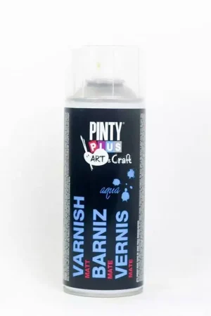 Oferta Especial Spray Aerosol Barniz mate al agua Pinty Plus