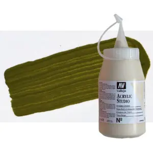 Acrílico Vallejo Studio n. 48 color verde oliva (500 ml) Envío Exprés