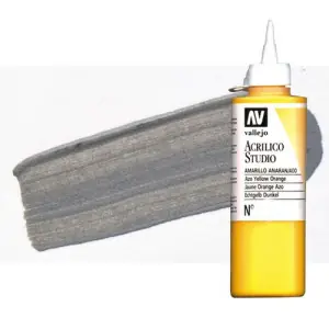 Artesanal Acrílico Vallejo Studio n. 62 color gris medio (200 ml)
