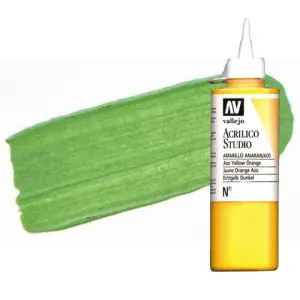 Acrílico Vallejo Studio n. 56 color verde chromium pálido (200 ml) Precio Reducido