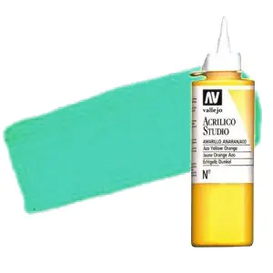Acrílico Vallejo Studio n. 54 color verde esmeralda ftalocianina (200 ml) Devolución Gratuita