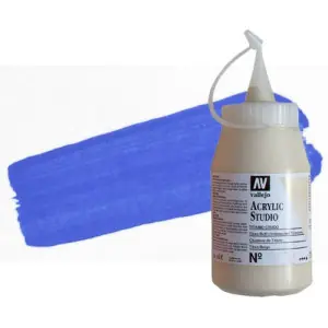 Acrílico Vallejo Studio n. 58 color azul lapislázuli (500 ml) Última Oportunidad