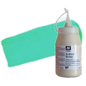 Precio Rebajado Acrílico Vallejo Studio n. 54 color verde esmeralda ftalocianina (500 ml)