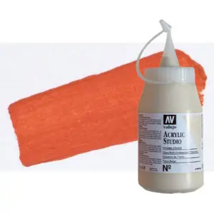 Acrílico Vallejo Studio n. 61 color rojo veneciano (500 ml) Pago Seguro