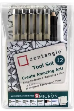 Barato Set de 12 piezas para Zentangle Sakura Pigma Micron