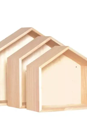 Set de 3 estanterías casitas Barato