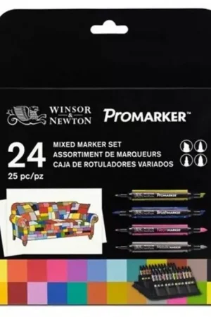 Estuche 24 Rotuladores Variados Promarker Winsor & Newton Ordenar Ahora Mismo