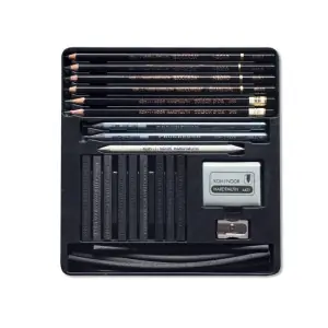 Estuche de dibujo Gioconda Koh-i-Noor (24 piezas) - Grafito Auténtico