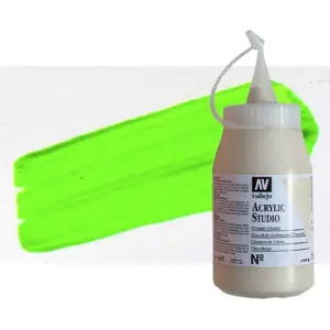 Acrílico Vallejo Studio n. 937 color verde fluorescente (500 ml) Ordenar Ahora Mismo