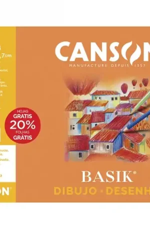 Ordena Ya Minipack 10 Papeles Dibujo Basik Liso Canson A4 130g/m²