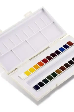 Mejor Precio Caja de acuarelas 24 medias pastillas Sennelier